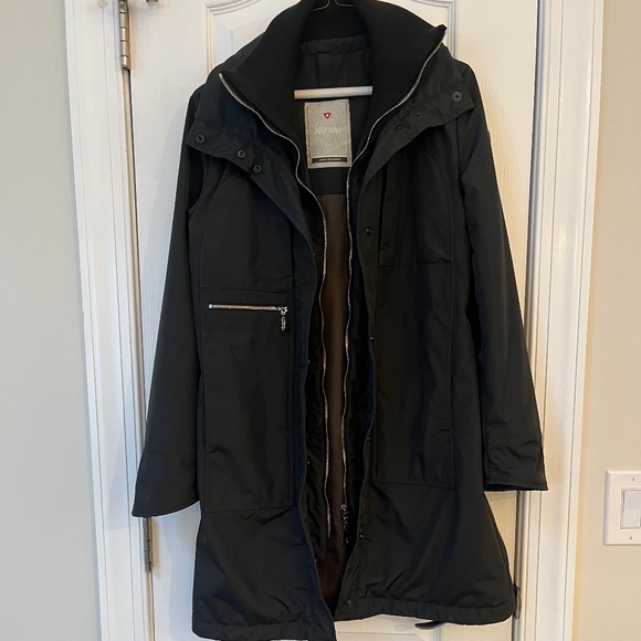 Postcard Ski Jacket Black Dual Layer Winter Luxe | Made in Italy /Size 2 - Picture 9 of 10